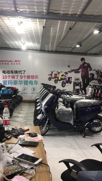 大品牌爱玛电动车，60-72伏双碟刹高配置...