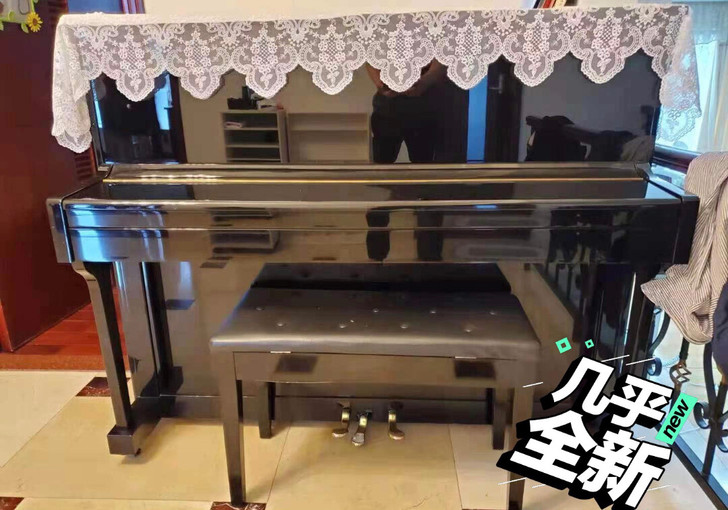 家用换三角转让珠江118二手钢琴9成新原装