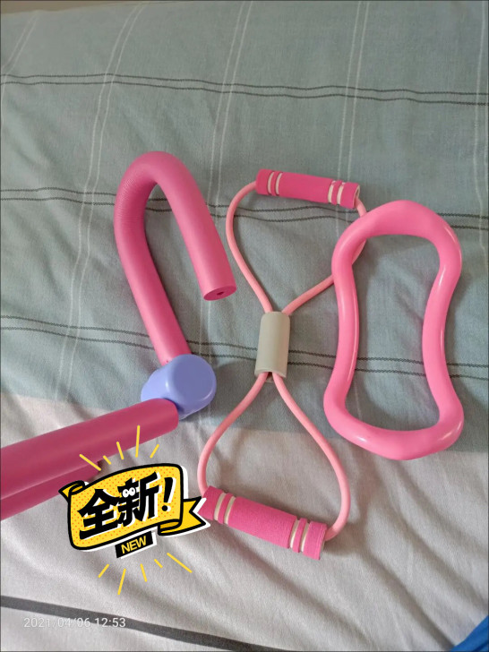 八字拉力器开肩美背神器瘦腿神器