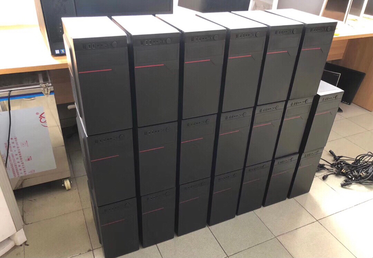 大量批发2000台主机批发台式电脑主机显示器