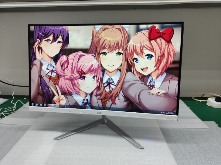 大量出售24寸无曲面边框高清显示器IPS ...