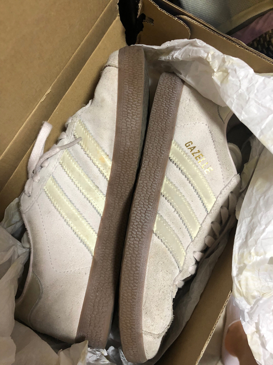 阿迪达斯GAZELLE香芋紫女士运动鞋休闲鞋