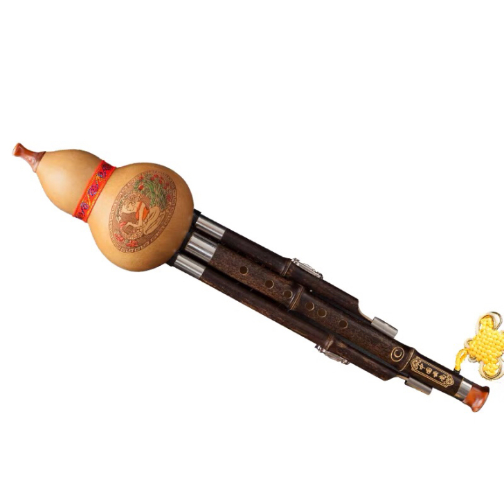 胡芦丝乐紫竹三音可拆精品专业演奏型C调降B...