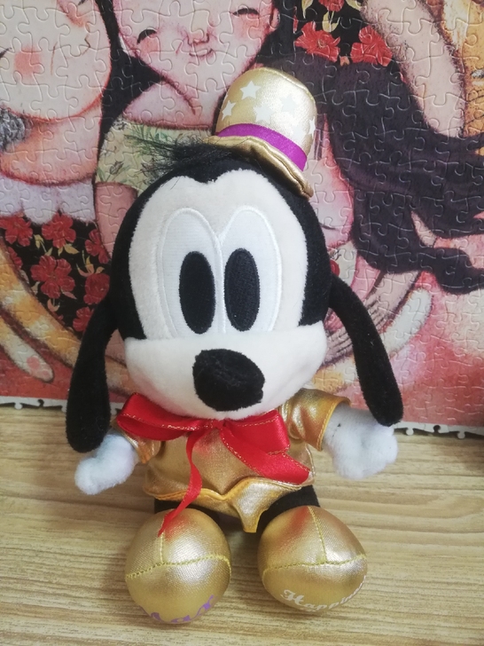 东京迪士尼baby高飞，巡游的礼帽高飞！超...