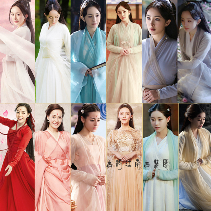 三生三世十里桃花古装飘逸仙女白浅同款服装男...