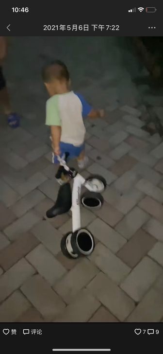 儿童滑步平衡车 四月多买的