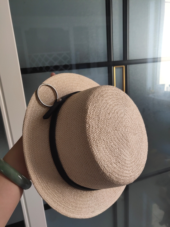 新款法式平沿沙滩帽 英伦礼帽
