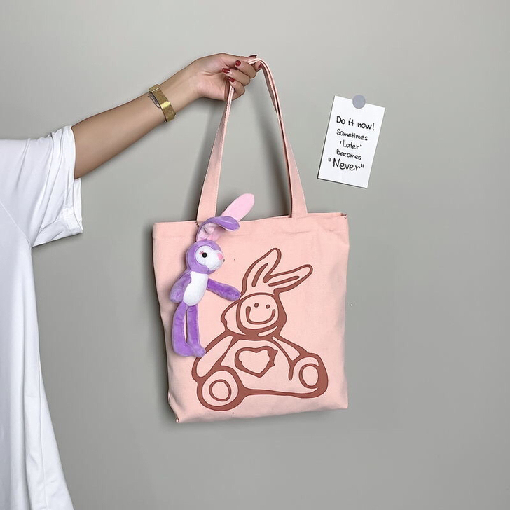 包包女新款百搭帆布包女学生韩版ins日系大...