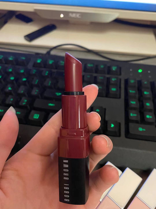芭比布朗口红RUBY4号我仅试色 保真 ...