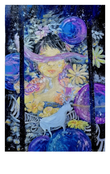 出幅水粉画，本人美术生，水粉画，