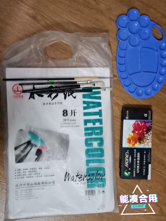 买了之后没用到 闲置在家 全新。马利牌颜料...