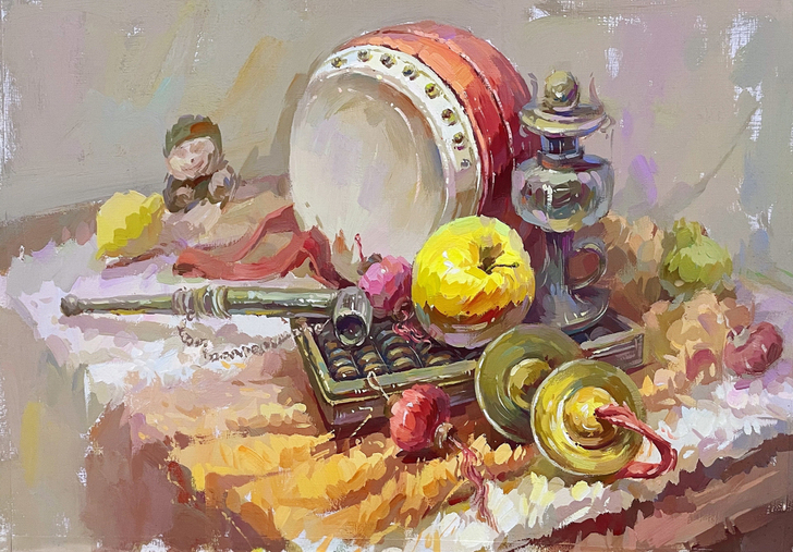 色彩 水粉画成品作品 精品画 色彩 水粉画...