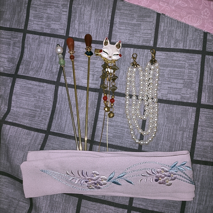 汉服发簪发饰发带