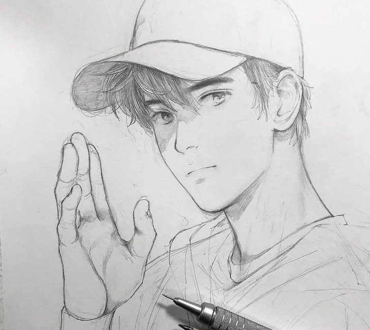 自动铅绘制漫画