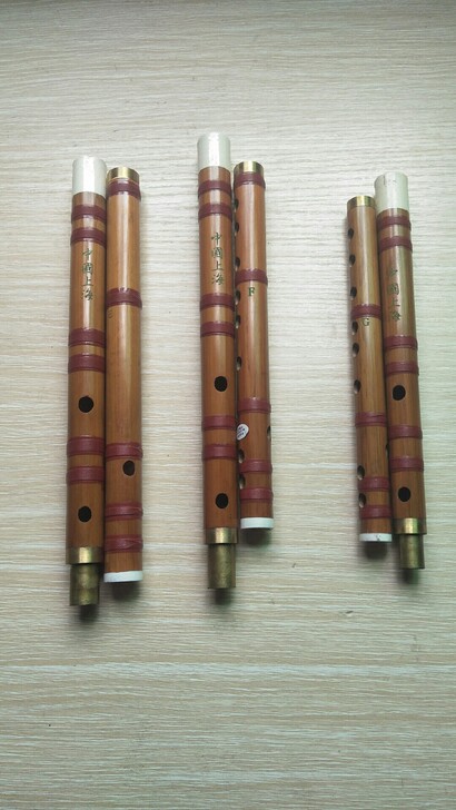 上海敦煌竹笛，敦煌笛子。F调，全新库存敦煌...