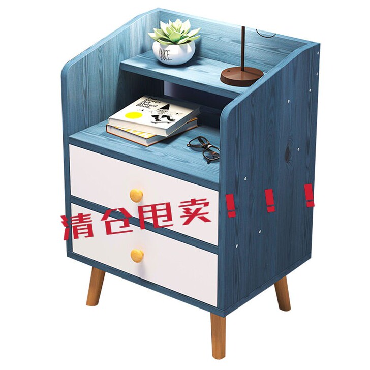 全新包邮 床头柜卧室简易家用收纳柜多功能轻...