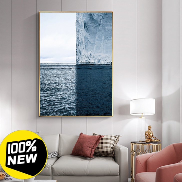 LANE 北欧风波普风极寒之地冰川装饰画/...