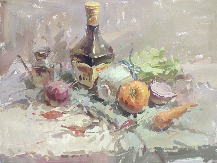 色彩静物2020年,美术联考 闲置本人原...