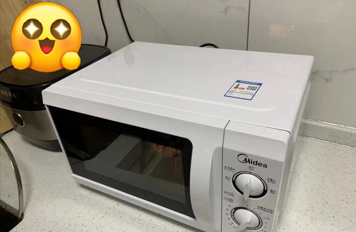 （9成新微波炉 包邮）美的微波炉 二手白色...