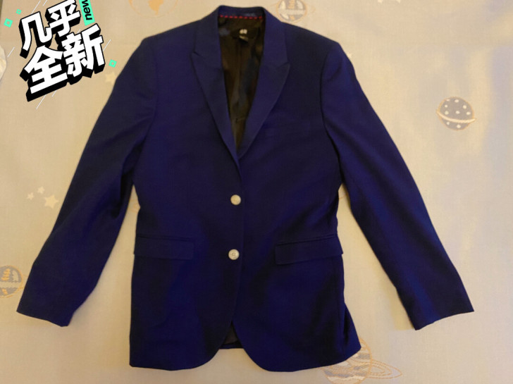 正品H##amp；amp；M男士休闲西装外...