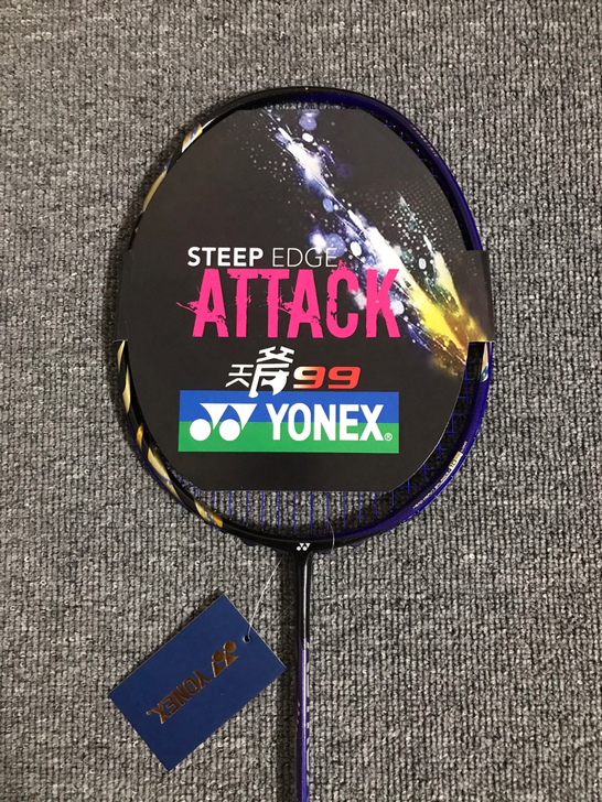 全新新色尤尼克斯天斧AX99宝石蓝羽毛球拍...