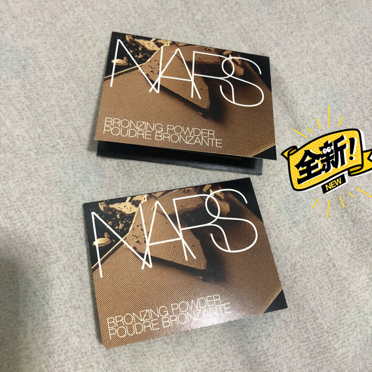 nars阴影修容粉试色卡两个，一个0.1g...