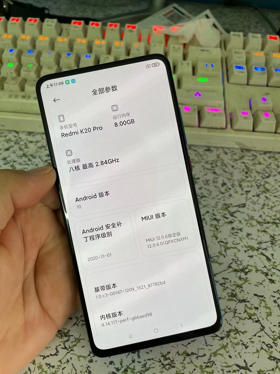 小米红米k20pro 8+128蓝色