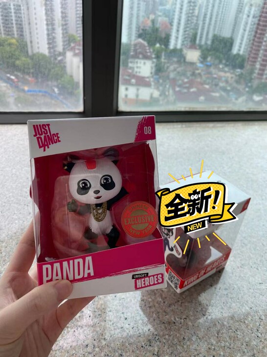舞力全开 熊猫coach玩偶手办 育碧he...