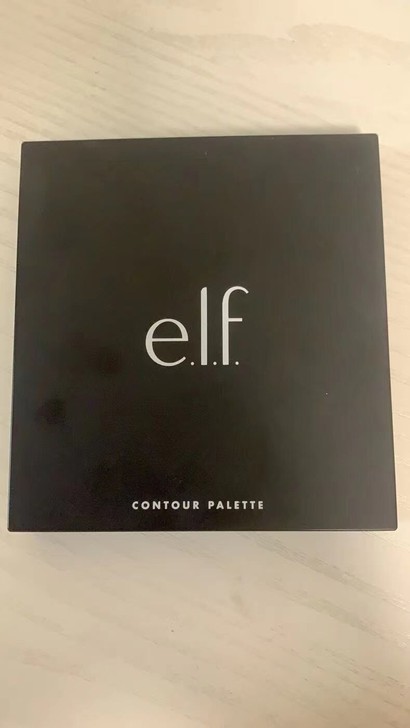 美国elf四色腮红脸部高光一体盘阴影两用修...