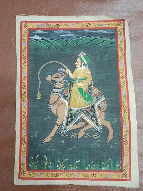印度手绘宫廷画，细密画，工笔画！！2007...