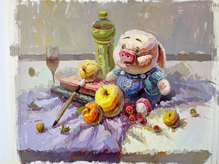 色彩 水粉画成品作品 精品画 色彩 水粉画...