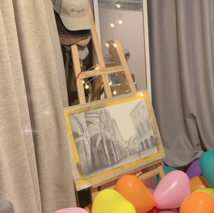 画架 以前在画室用过 使用痕迹较多 最近要...