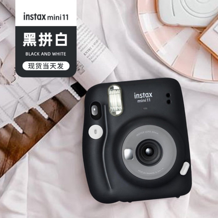 富士立拍立得mini11黑拼白色insta...