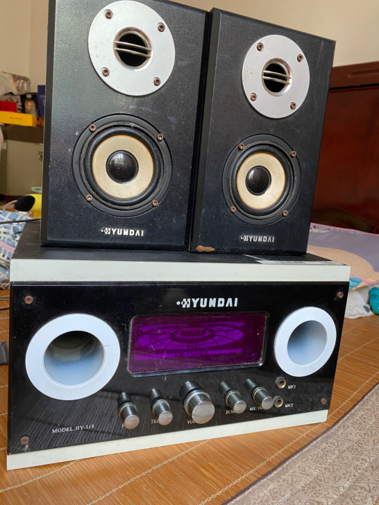 现代品牌音响,正常使用没问题,闲置便宜卖了...