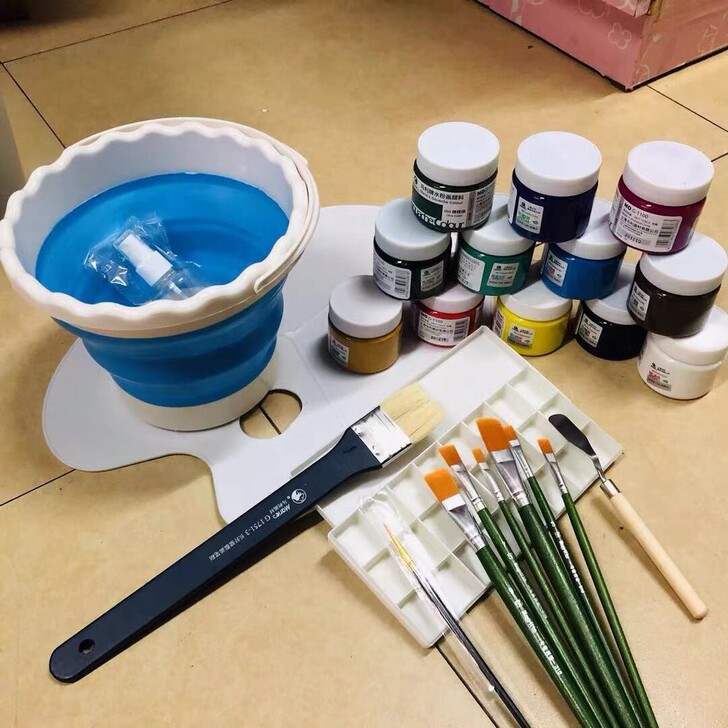 马利牌水粉颜料套装初学者美术小学生儿童专用...