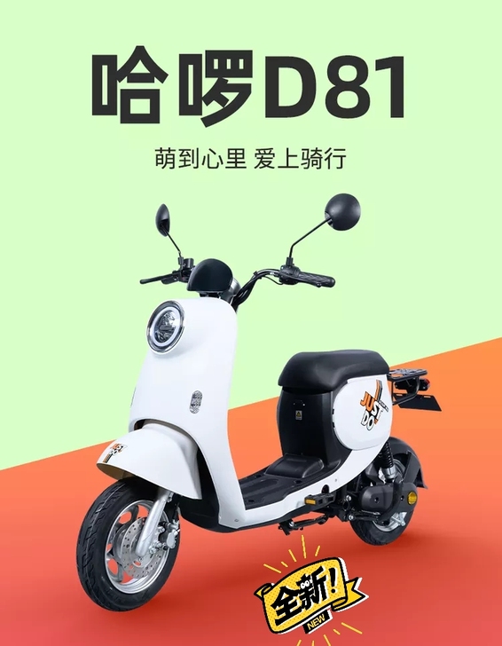 哈啰D81S-DP智能电动车