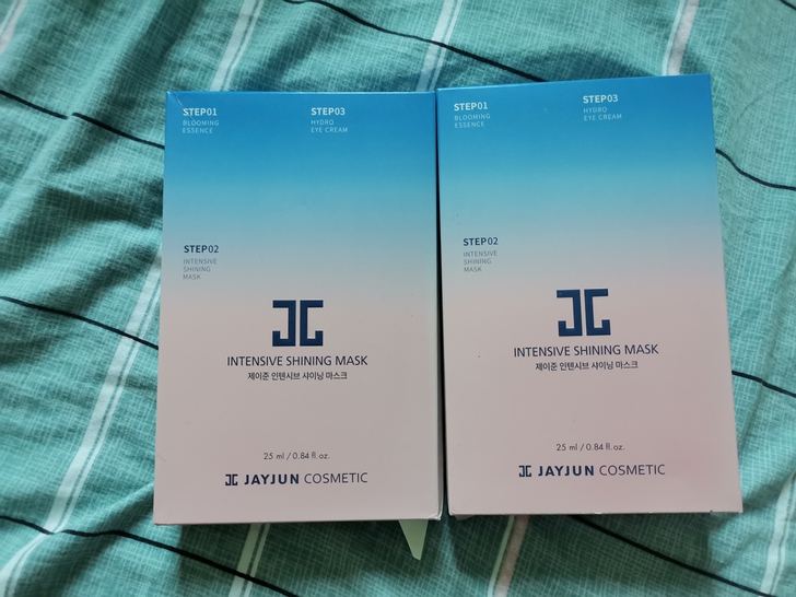 JayJun 捷俊水光樱花面膜!面膜三部曲...