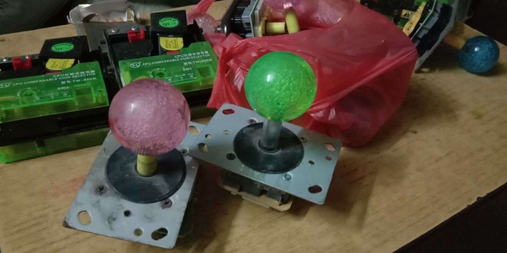 拆机游戏街机摇杆摇控杆方向杆