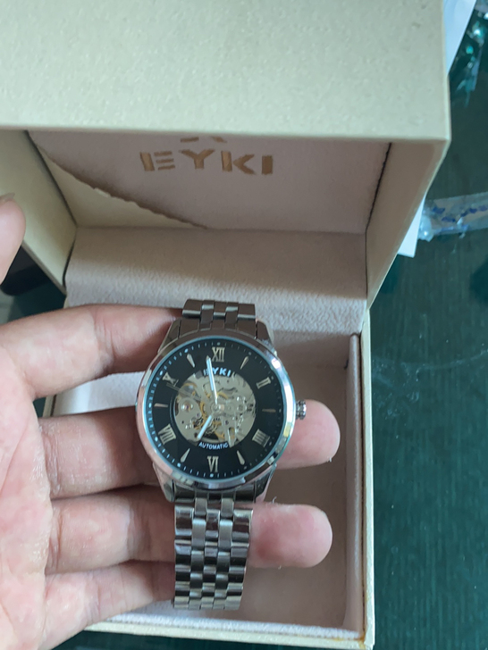 艾奇机械手表 镂空