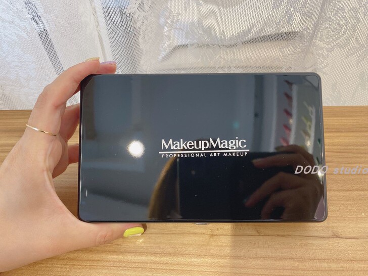 韩国进口彩妆美甲闪粉多功能调色盒