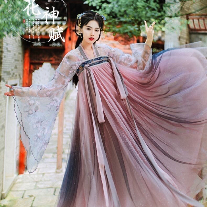 花神赋 汉服 齐胸齐腰襦裙仙女裙 全新包邮