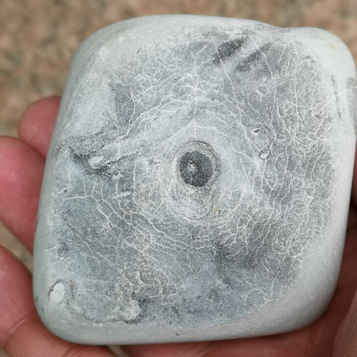 大湾石方形彩陶石##amp；quot；暴风...