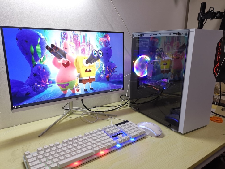 85万分个人电脑高配台式电脑主机游戏吃鸡二...