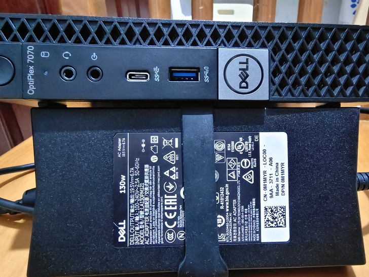 戴尔dell7070mff标压版主机。外观...