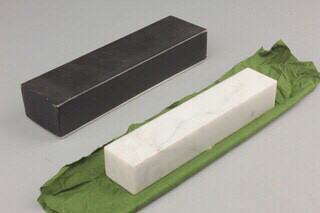 日本回流 大理石 镇纸 文镇 原盒