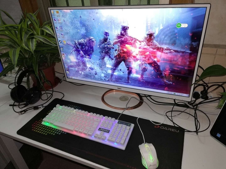 真实i7高配台式电脑 网咖全套游戏型直播电...