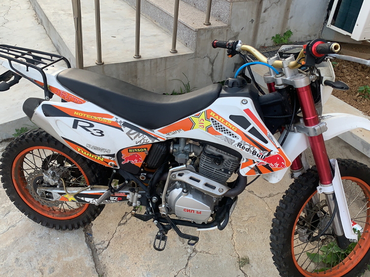 17年海陵牌250越野 带手续才检完车