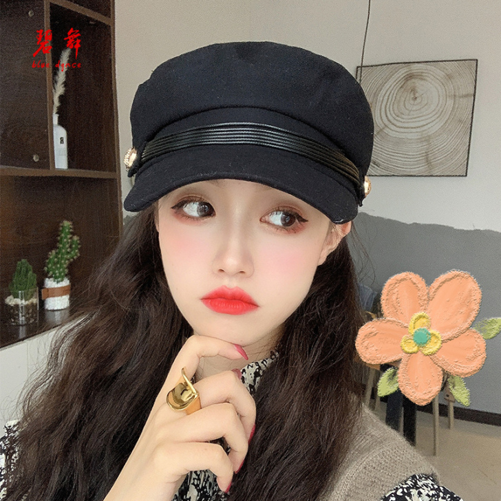 【直接拍】碧舞 八角帽贝雷帽画家帽报童帽帽子