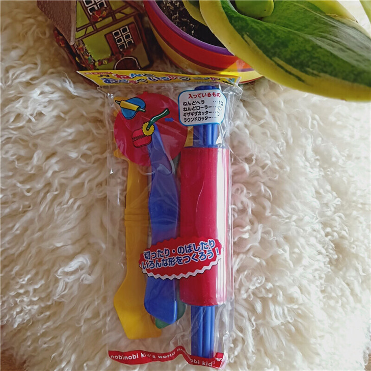 日本银鸟原装彩泥工具,刀铲四件套,全新未开封