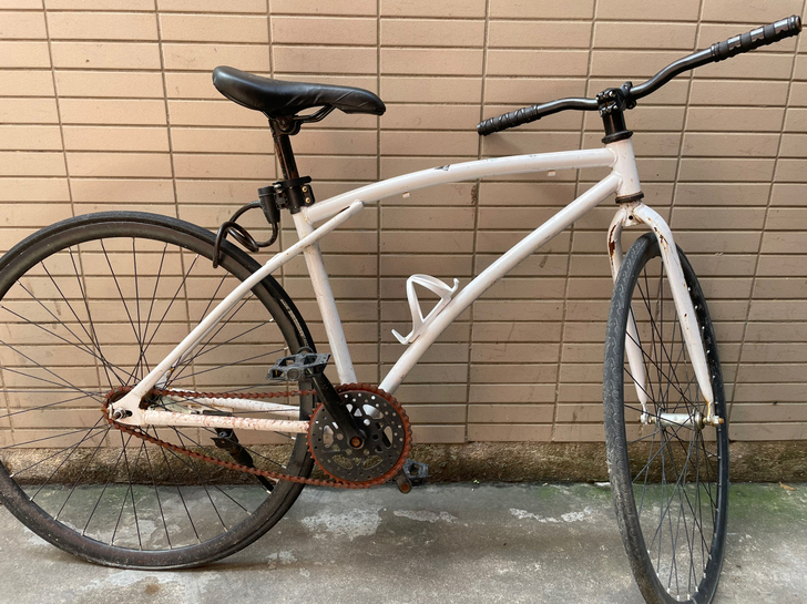 死飞自行车倒刹骑彩色男女学生款成年人复古荧...